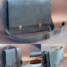 Leather men&#039;s bag. Made on request.