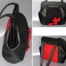 Jabuticaba. Cowhide and handmade merino wool felt